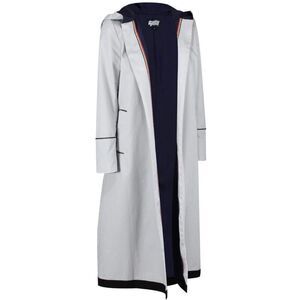Doctor Who13th Doctor Jodie Whittaker Call Box Lined Grey Trench Coat Medium Cos